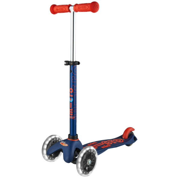 Micro Mobility Mini Micro Deluxe mit LED Marineblau