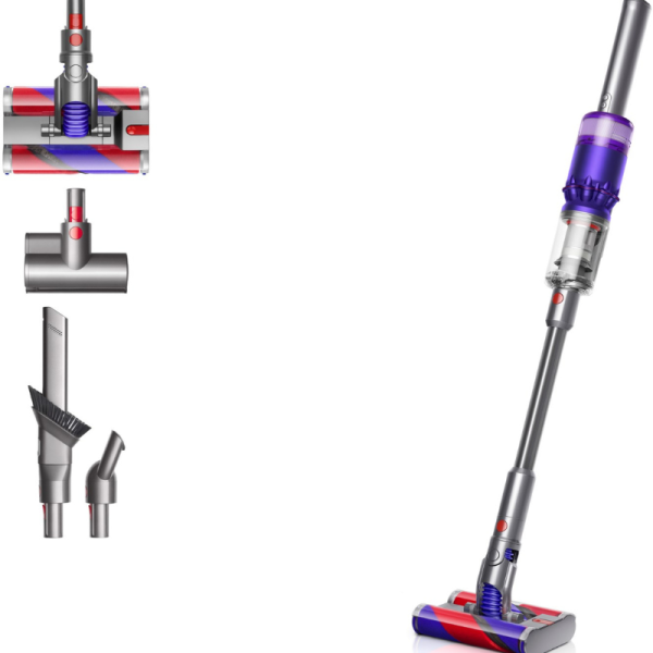 Dyson Omni-Glide Akku-Stielsauger satin lila/nickel