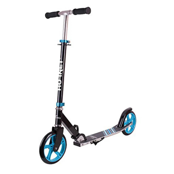 Hudora 14522 Hornet Scooter 200, schwarz/hellblau